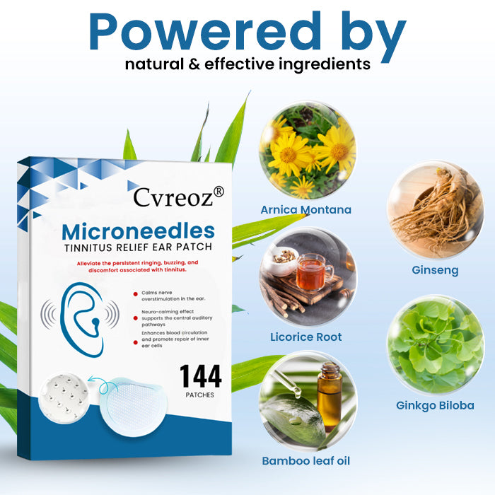 Big Discount:Cvreoz® Microneedles Tinnitus Relief Ear Patch