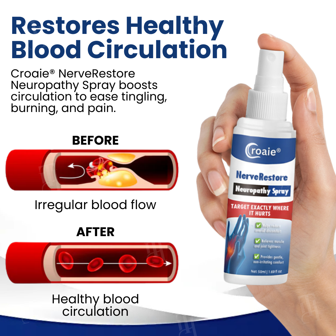 Croaie® NerveRestore Neuropathy Spray -Targeted Relief That Actually Gets There - In Just 30 Seconds