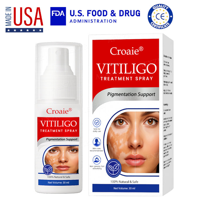 [Official Store]:Croaie® Vitiligo Treatment Spray- Natural Skin Tone Restoration