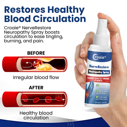 Croaie® NerveRestore Neuropathy Spray -Targeted Relief That Actually Gets There - In Just 30 Seconds
