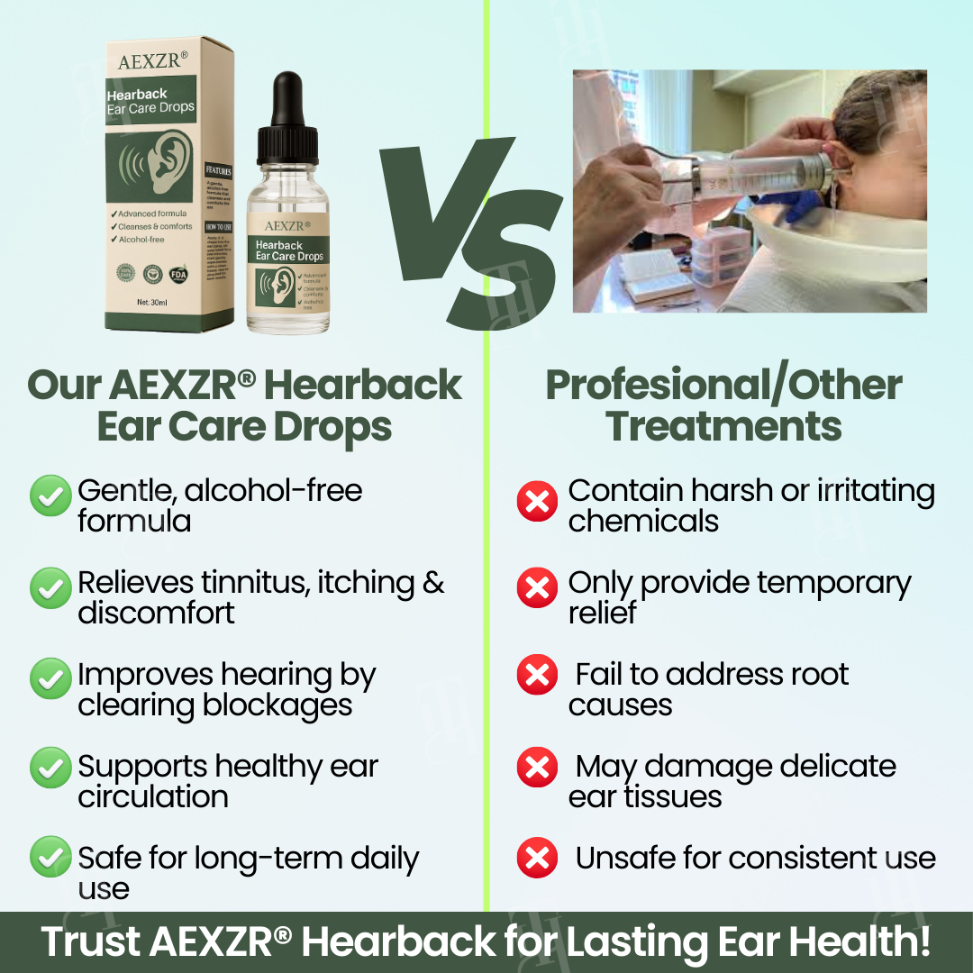 [Official Store] AEXZR® Hearback Ear Care Drops- your relief is just a few drops away